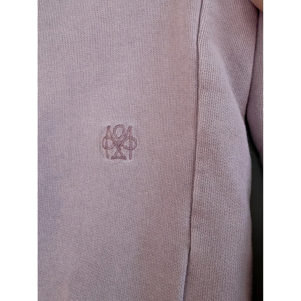 Club Monaco Essential Crewneck Sweatshirt Minimalist Mens M Purple Unisex Cotton